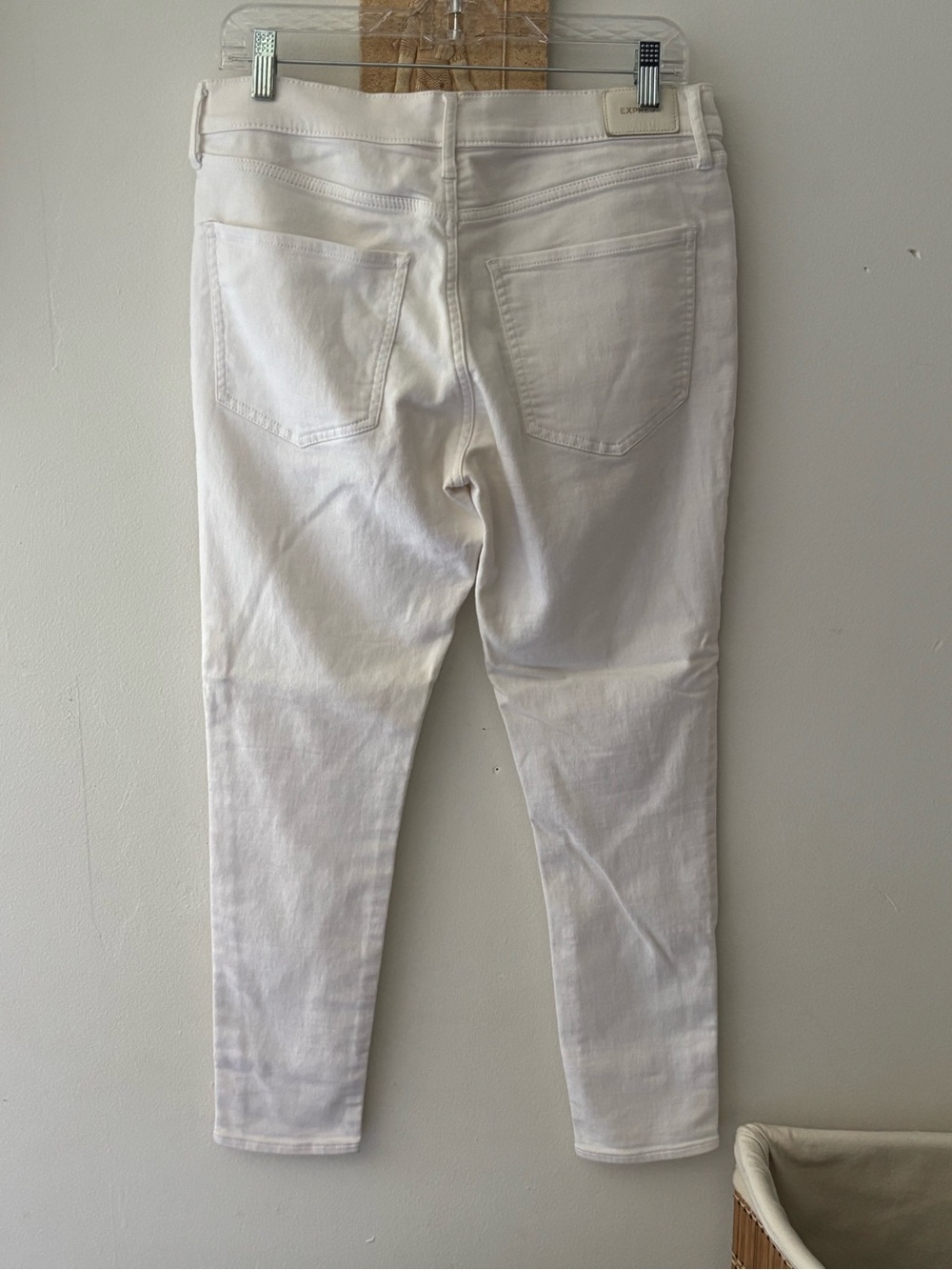Express Skinny Mid Rise Cotton Stretch Jeans - Picture 4 of 9
